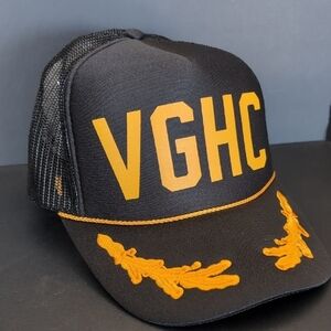 Otto Black and Gold VGHC Mesh/Snapback Trucker Hat